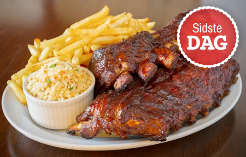 Spareribs og sprøde fritter