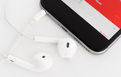 Originalt Apple headset
