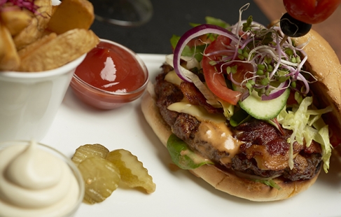 Brandgo' burger hos Buffalo