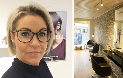 Friske farver hos frisøren