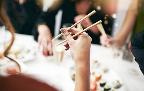 Kæmpe sushi-menu