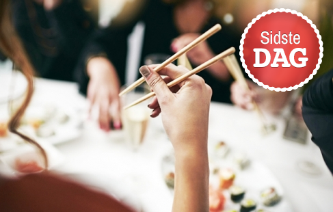 Kæmpe sushi-menu