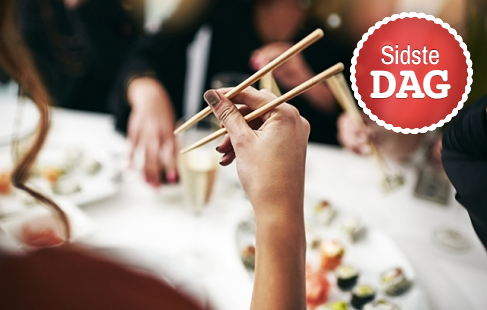 Kæmpe sushi-menu