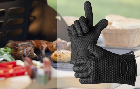 Varmeresistent grillhandske