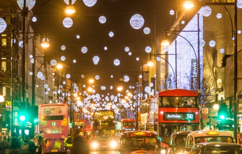 Julestemning i London