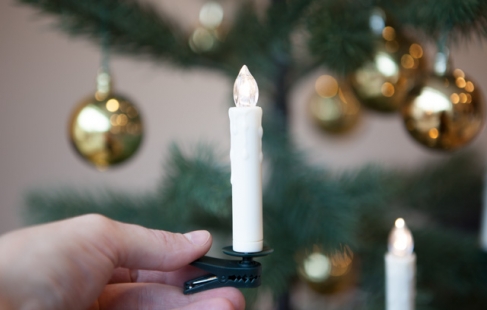 Ledningsfri juletræslys
