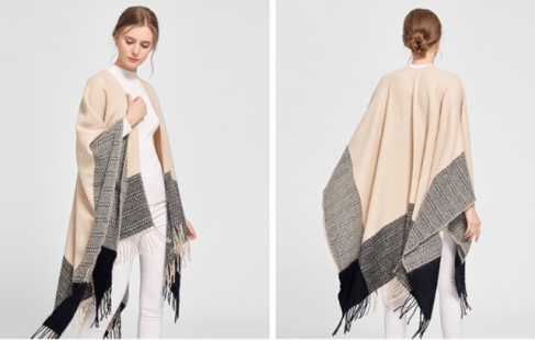 Smuk og stilet poncho