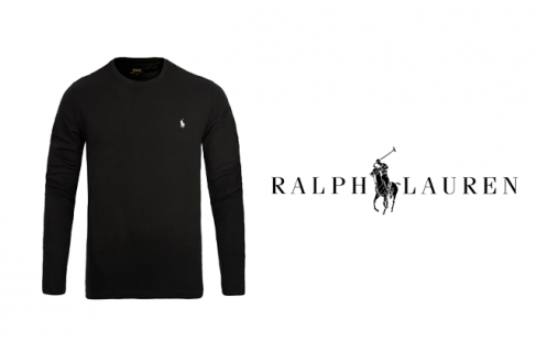 Stilren langærmet t-shirt