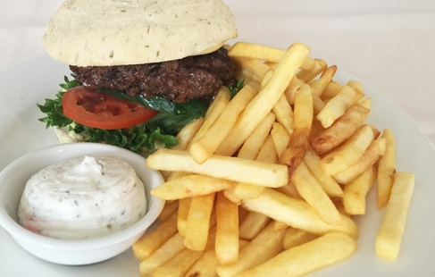 Kvalitetsburger med fritter