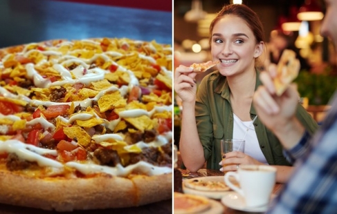 Crunchy pizza i Haslev