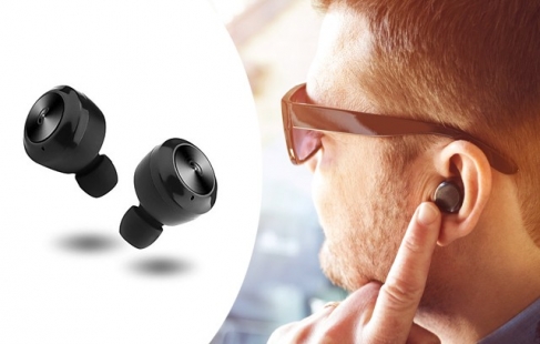Praktiske Bluetooth earbuds