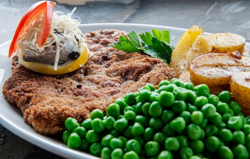 Vidunderlig wienerschnitzel