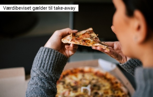 Pizzaglæde som take-away