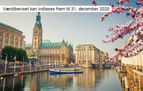 Bo havnecentralt i Hamborg