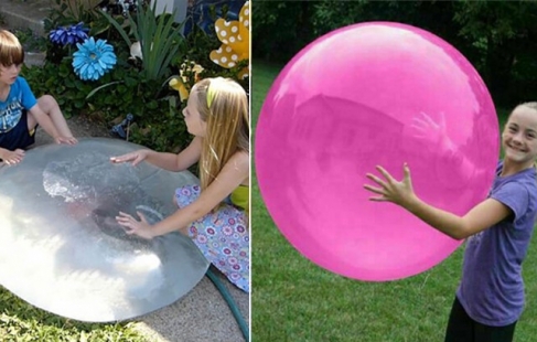 Sommersjov med Bubble Ball
