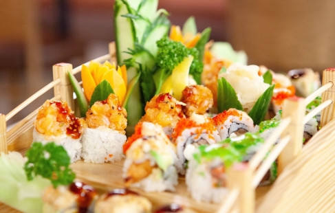 Stil sulten med sushi