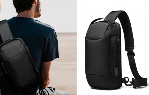 Sporty crossbody-taske