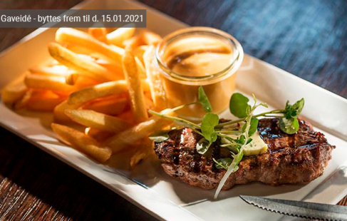 Frisk fisk og gourmetsteak