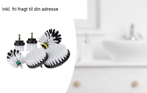 Rensebørster til boremaskine