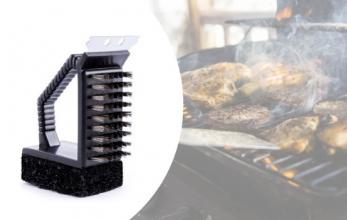 3-i-1 grillbørste