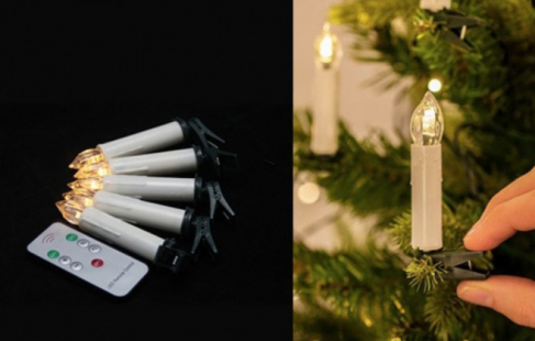 Fjernbetjente juletræslys