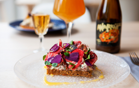Populær smørrebrødsbuffet