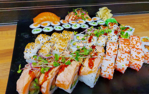 Takeaway sushimenu i Aarhus