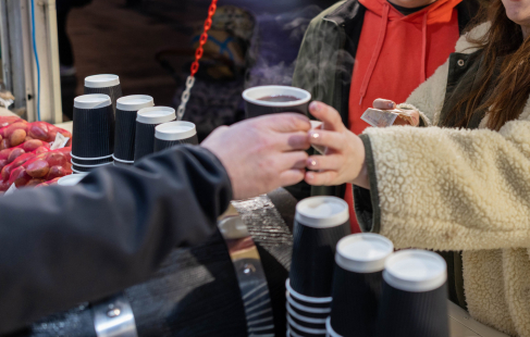 Ekstra hygge på julemarkedet