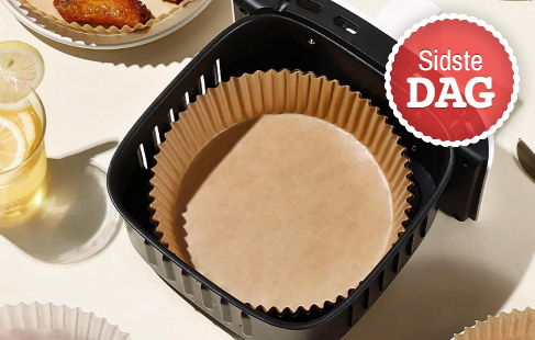 Bagepapir til airfryer